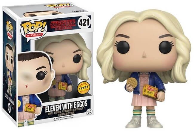 Funko POP! Television: Stranger Things - Eleven w/ Eggos (CHASE) #421