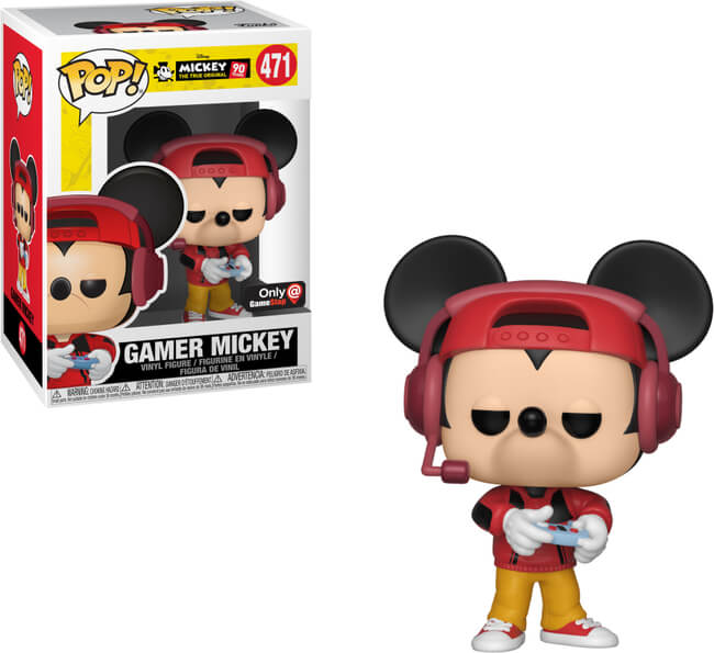 Funko POP! Mickey The True Original: Gamer Mickey (GameStop) #471