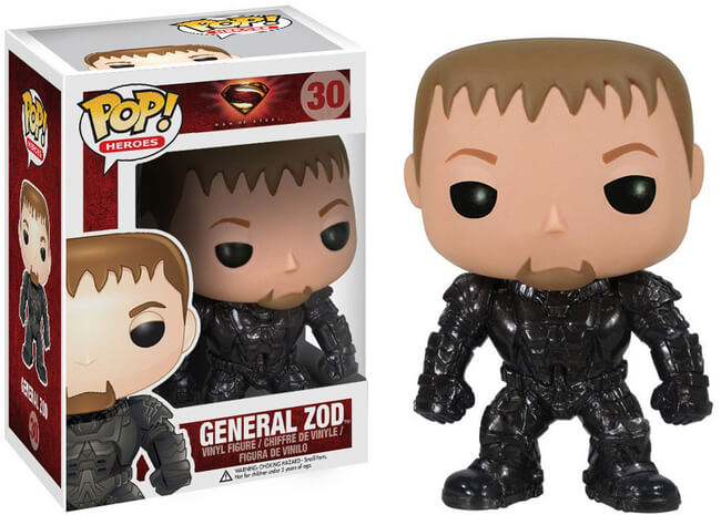 Funko POP! Heroes: Man Of Steel - General Zod (Damaged Box)  #30