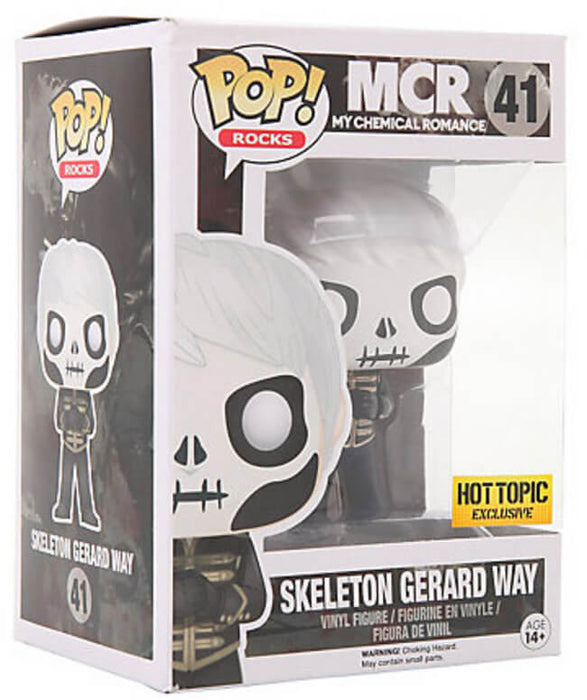 Funko POP! Rocks: MCR - Skeleton Gerard Way (Hot Topic) #41