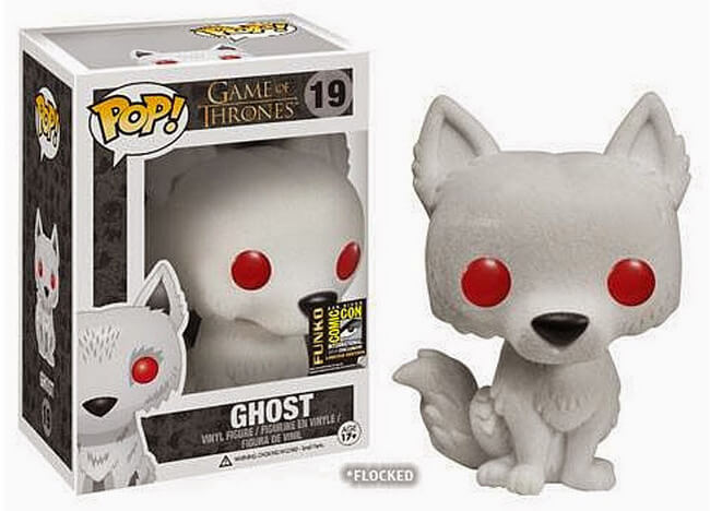 Funko POP! Game of Thrones: Ghost [Flocked](2014 SDCC)(Damaged Box) #19
