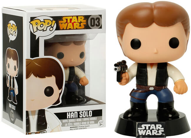 Funko POP! Star Wars: Han Solo [Black Box] (Damaged Box) #03
