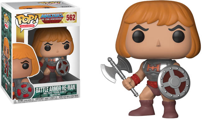Funko POP! Television: Masters of The Universe - Battle Armor He-man (Damaged Box) #562
