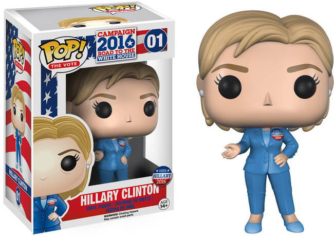 Funko POP! The Vote: Hillary Clinton (Damaged Box) [B] #01