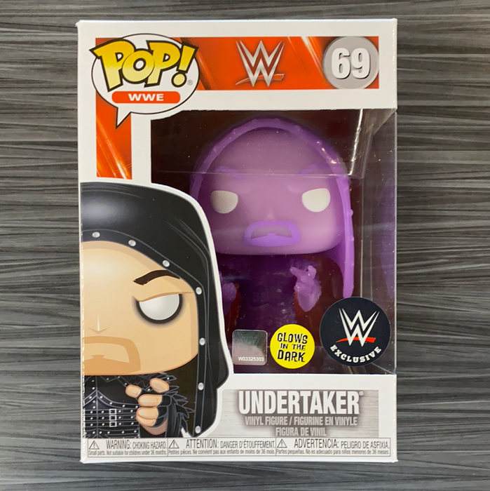Funko POP! WWE: Undertaker (GiTD)(WWE)(Damaged Box) #69