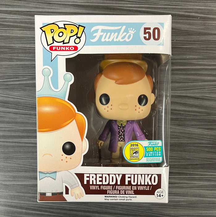 Funko POP! Freddy Funko [Willy Wonka](2016 SDCC/500 PCS)(Damaged Box) [A] #50