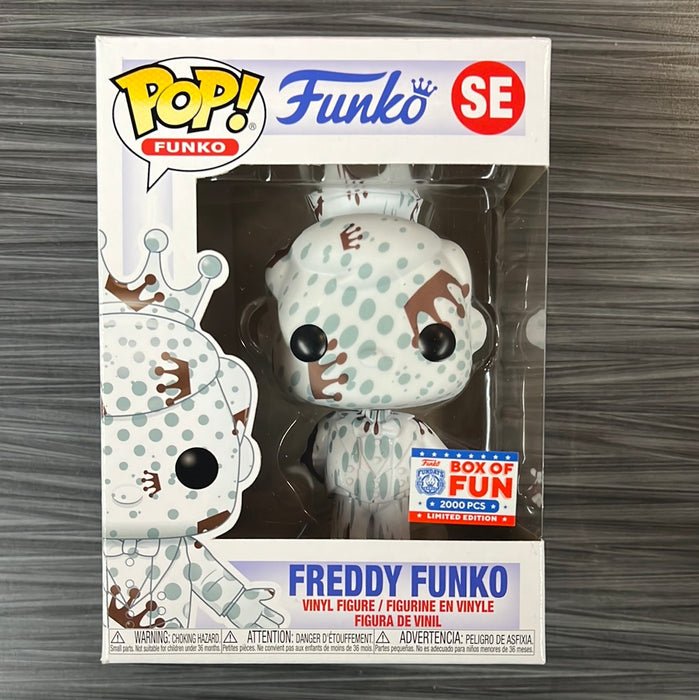 Funko POP! Freddy Funko [Artist Series White and Brown] (2021 Fundays 2000PCS)[A](Damaged Box)