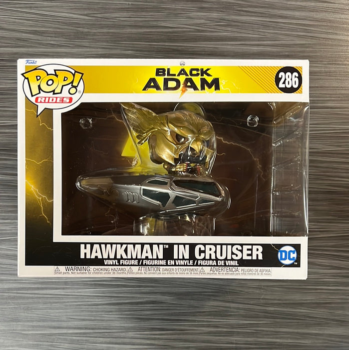 Funko POP Rides! Black Adam: Hawkman in Cruiser #286
