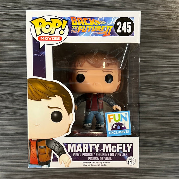Funko POP! Movies: Back To The Future - Marty Mcfly (FUN)(Damaged Box)[A] #245