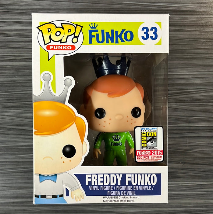 Funko POP! Funko: Freddy Funko [Talladega Nights Green] (2015 SDCC/ 500 PCS)(Damaged Box) #33