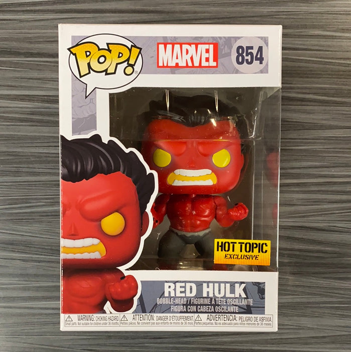 Funko POP! Marvel: Red Hulk (Hot Topic) #854