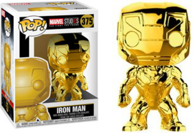 Funko POP! Marvel Studios - Iron Man [Gold Chrome] #375