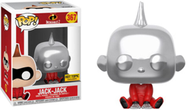 Funko POP! Disney Incredibles 2: Jack-Jack [Chrome] (Hot Topic)(Damaged Box) #367