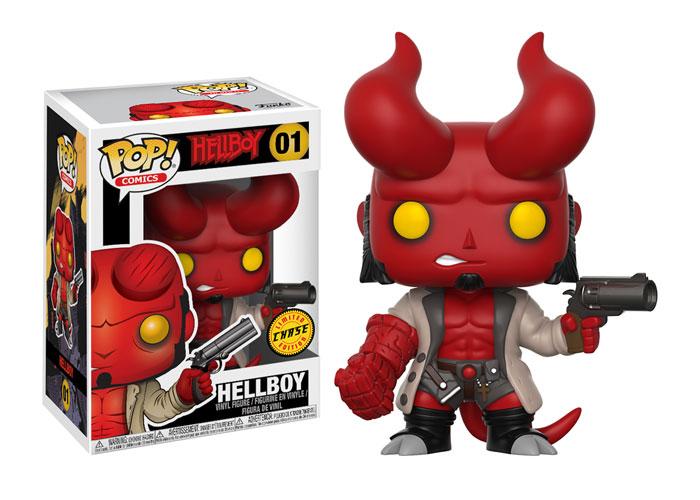Funko POP! Comics : Hellboy (CHASE)(Damaged Box) #01