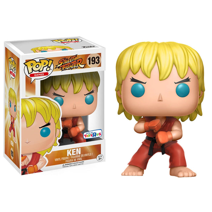 Funko POP! Games: Street Fighter - Ken (Toys R Us)(Damaged Box) #193