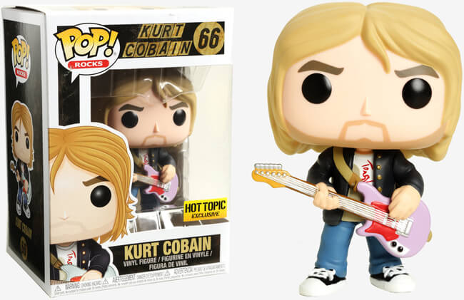 Funko POP! Rocks: Kurt Cobain (Hot Topic) #66
