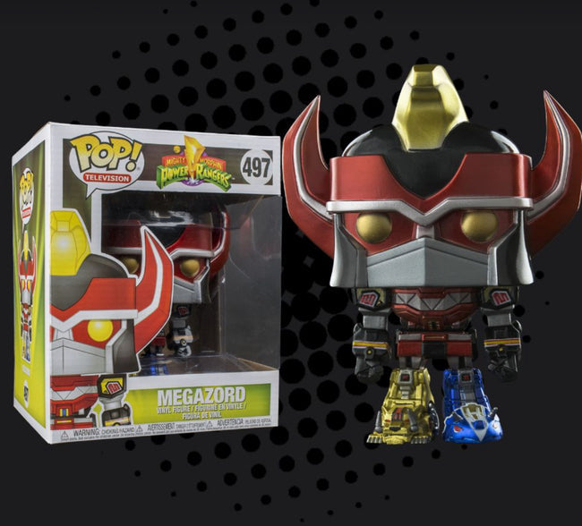 Funko POP! Television: Power Rangers - Megazord (AAA Anime)(Metallic) #497