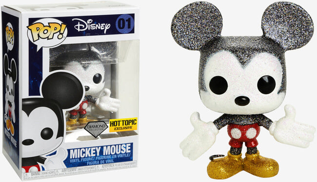 Funko POP! Disney: Mickey Mouse (Diamond Collection)(Hot Topic) #01