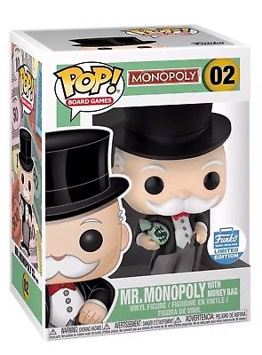Funko POP! Board Games: Monopoly - Mr. Monopoly with Money Bag (Funko) #02