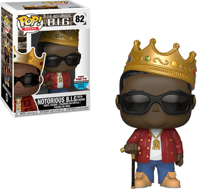 Funko POP! Rocks: The Notorious B.I.G. - The Notorious B.I.G w/ Crown (Toy Tokyo) #82