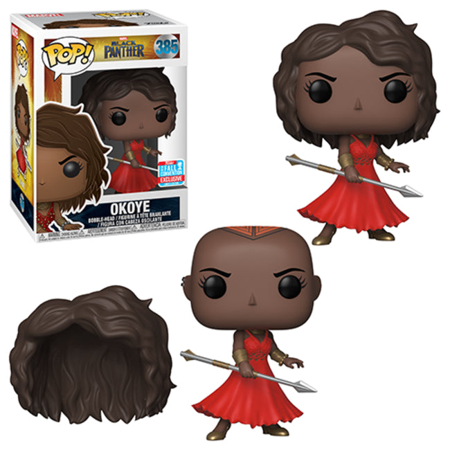 Funko POP! Black Panther: Okoye (2018 Fall Convention/Shared)(Damaged Box) #385