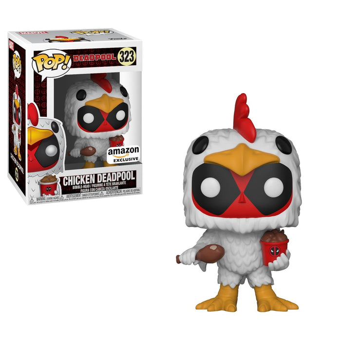 Funko POP! Deadpool: Chicken Deadpool (Amazon)(Damaged Box) #323