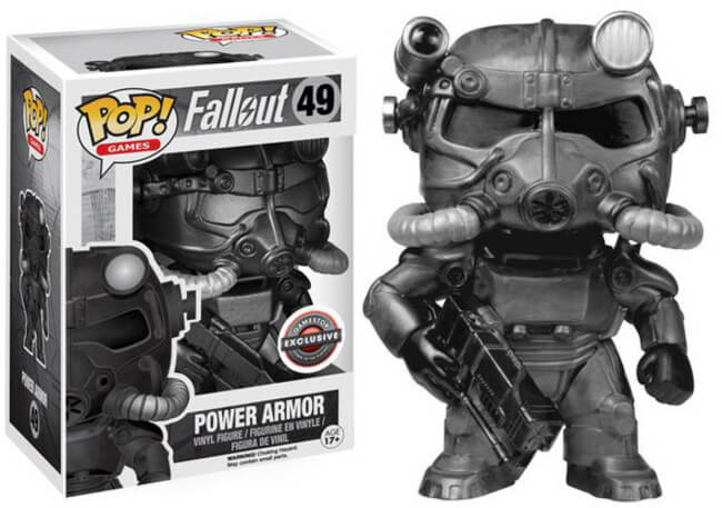 Funko POP! Games: Fallout - Power Armor (GameStop)(Damaged Box) #49