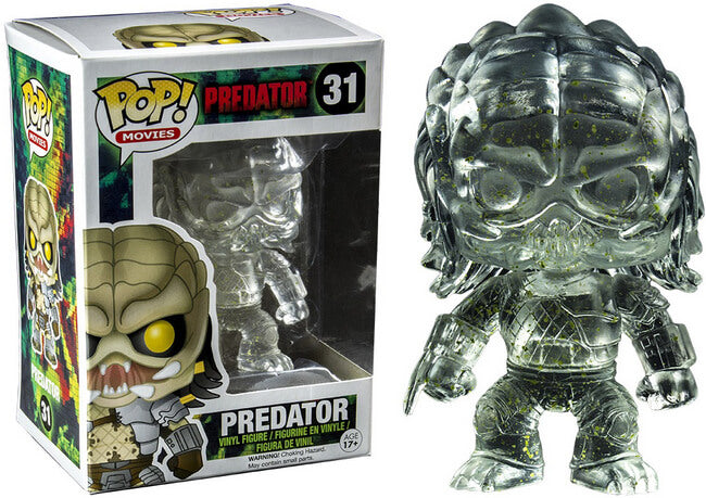 Funko POP! Movies: Predator - Predator [Cloaked/Bloody](Hot Topic)(Damaged Box) #31