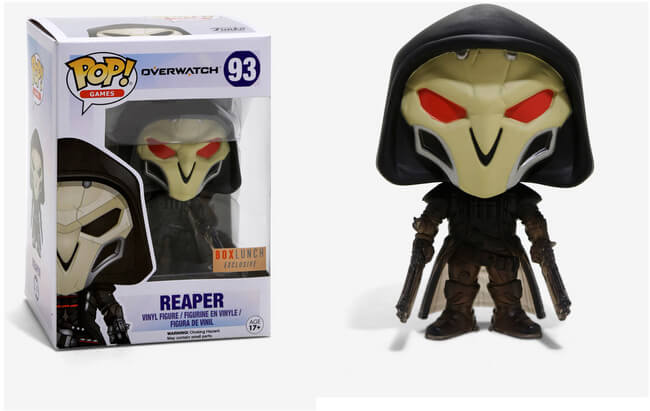 Funko POP! Games: Overwatch - Reaper (Box Lunch)(Damaged Box) #93
