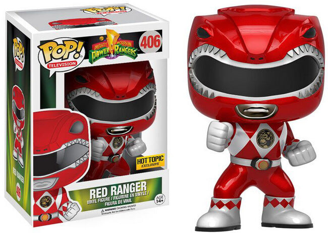 Funko POP! Television: Might Morphin Power Rangers - Red Ranger (Hot Topic) #406