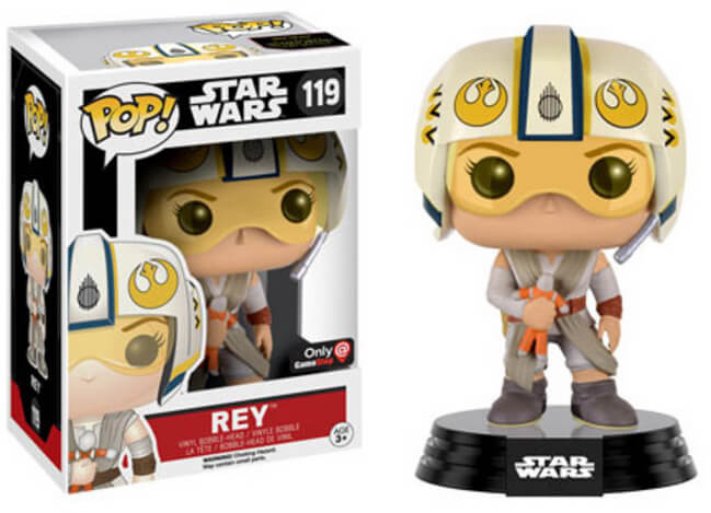Funko POP! Star Wars: Rey (GameStop)(Damaged Box) #119
