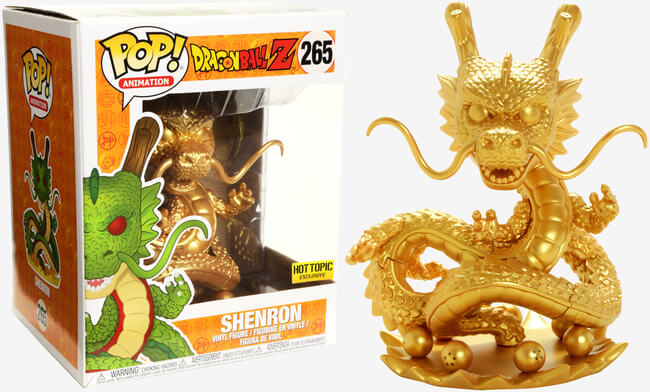 Funko POP! Animation: Dragon Ball - Shenron Gold [6 Inch] (Hot Topic) #265