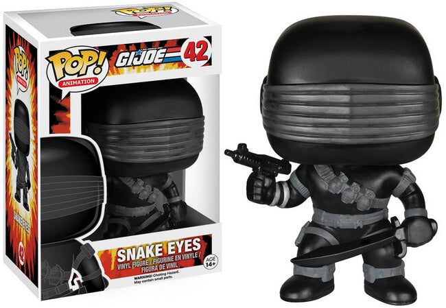 Funko POP! Animation: G.I. Joe - Snake Eyes (Damaaged Box) #42