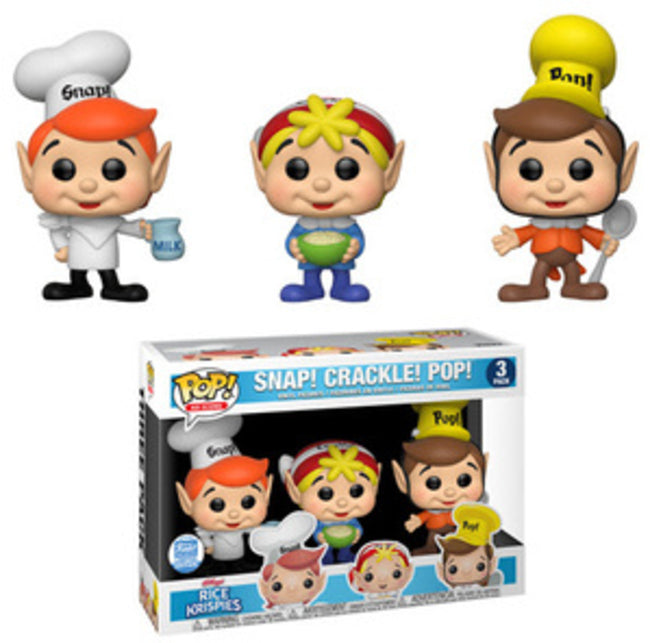 Funko POP! Ad Icons: Snap! Crackle! Pop! (3 Pack)(Funko)(Damaged Box)
