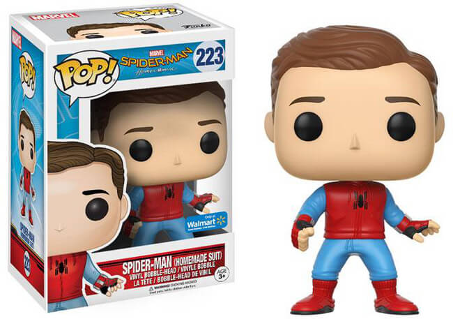 Funko POP! Marvel Spider-Man Homecoming: Spider-Man (Homemade Suit)(Walmart) #223