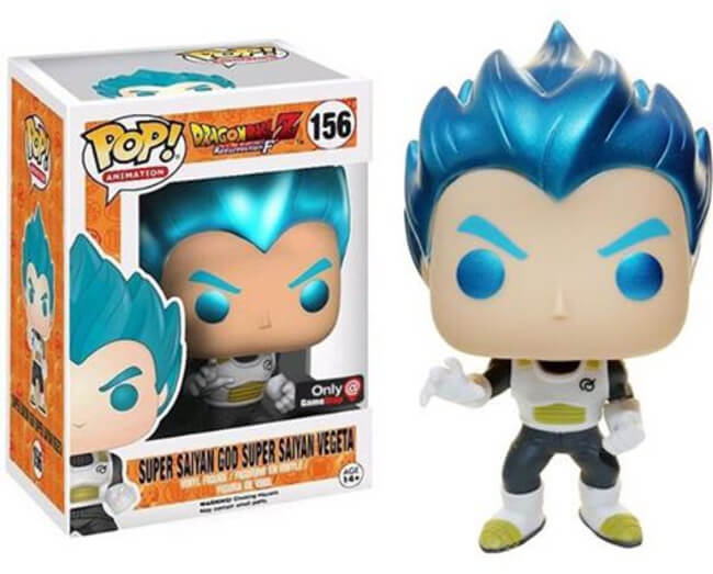 Funko POP! Animation: Dragon Ball Z - Super Saiyan God Super Saiyan Vegeta (GameStop) #156