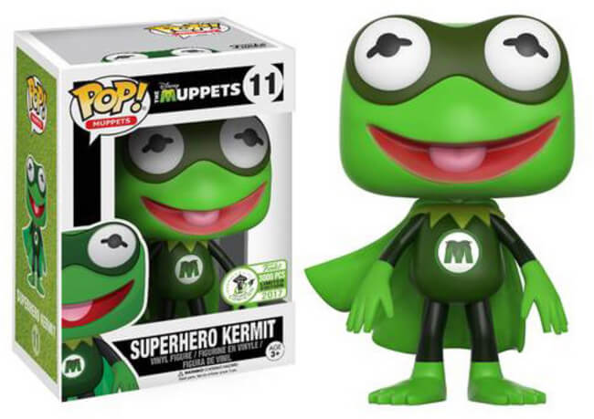 Funko POP! Muppets: The Muppets - Superhero Kermit (2017 Emerald City 3000 PCS)(Damaged Box) #11