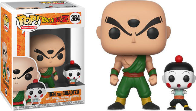 Funko POP! Animation: Dragon Ball - Tien and Chiaotzu (Damaged Box) #384