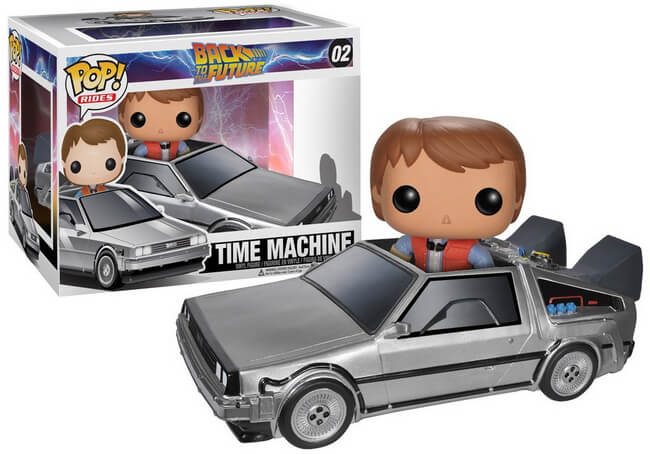 Funko POP! Rides: Back To The Future - Time Machine (Damaged Box) #02