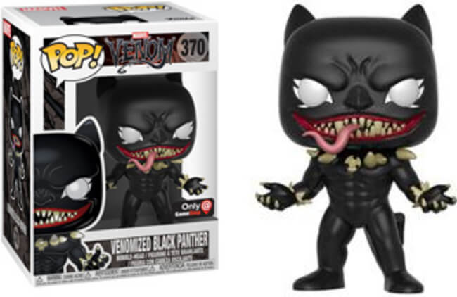 Funko POP! Marvel Venom: Venomized Black Panther (GameStop) #370