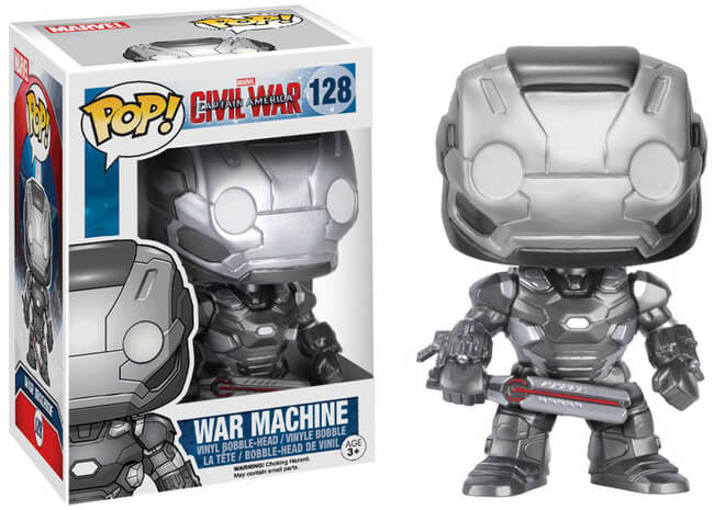Funko POP! Marvel Captain America Civil War - War Machine #128
