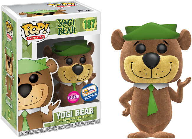 Funko POP! Animation: Yogi Bear - Yogi Bear (Flocked)(Gemini Collectibles) #187